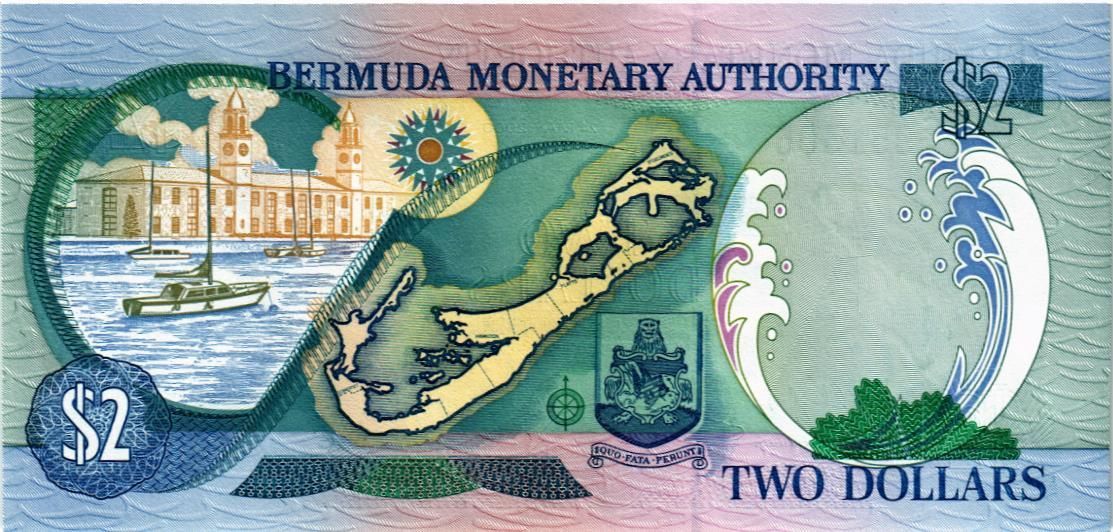 БЕРМУДСКИЕ ОСТРОВА 2 ДОЛЛАРА мини 2