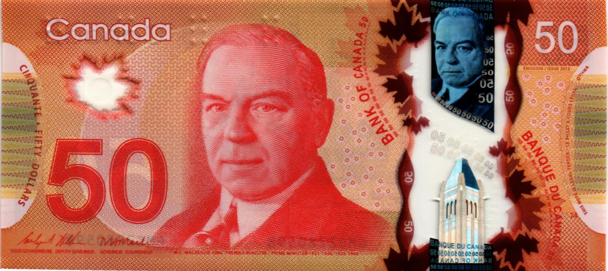 КАНАДА 50 ДОЛЛАРОВ