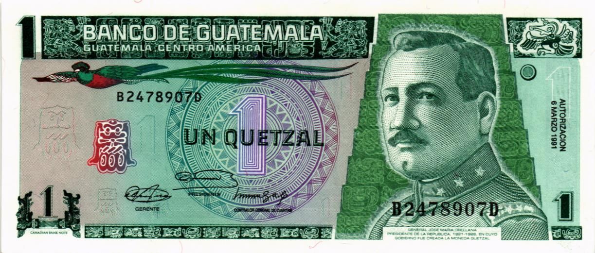 ГВАТЕМАЛА 1 КЕТСАЛЬ