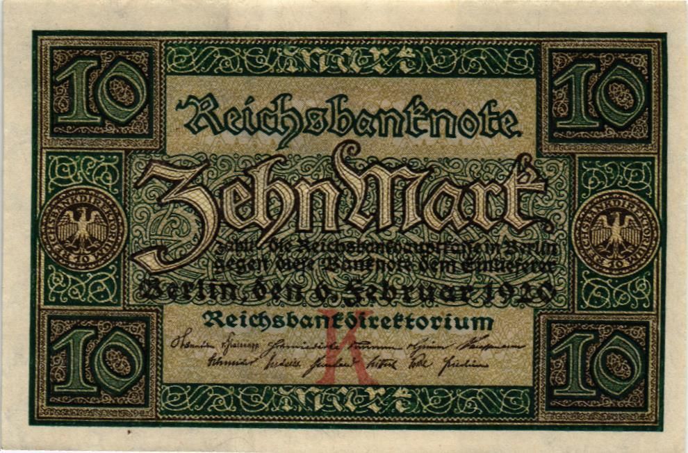 ГЕРМАНИЯ 10 МАРОК мини 1