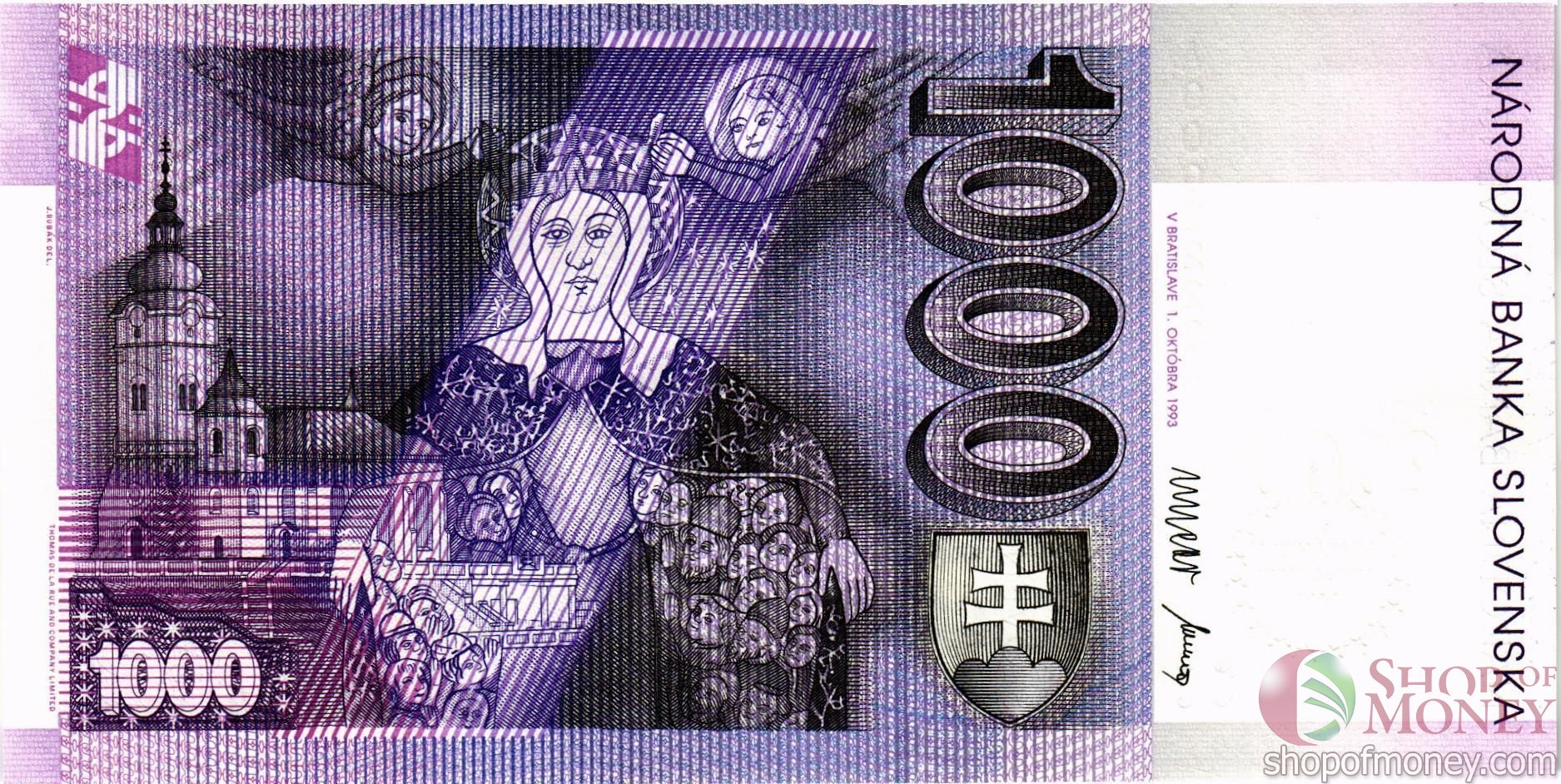 СЛОВАКИЯ 1000 КРОН мини 2