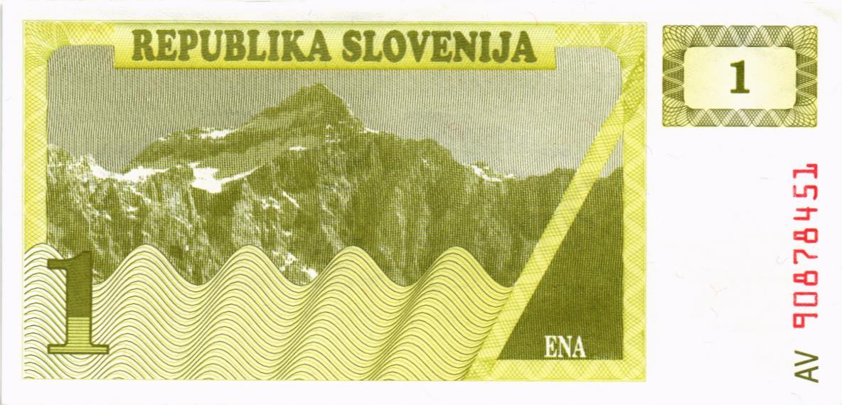 СЛОВЕНИЯ 1 ТОЛАР мини 2
