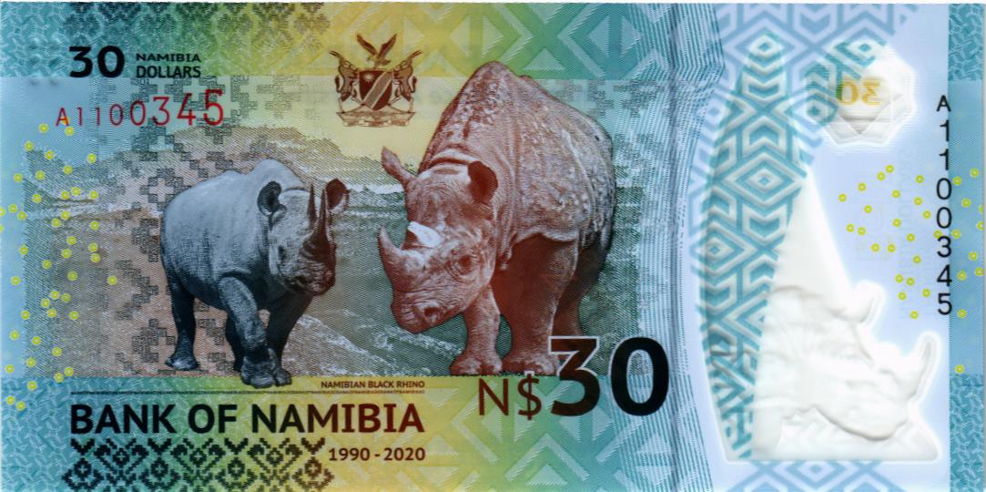 НАМИБИЯ 30 ДОЛЛАРОВ мини 2