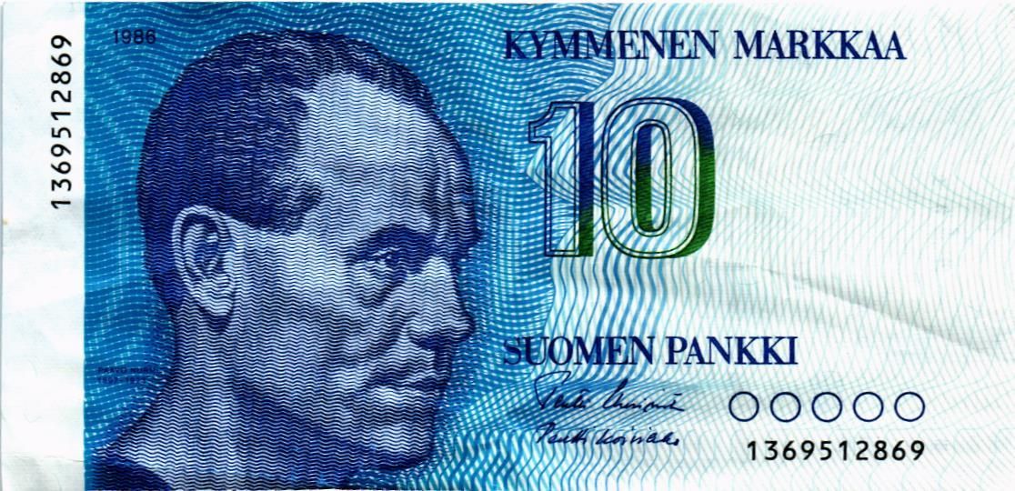 ФИНЛЯНДИЯ 10 МАРОК