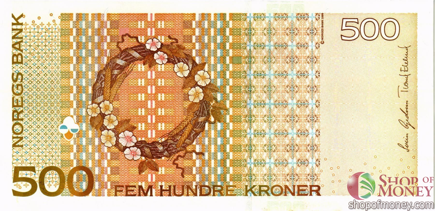 НОРВЕГИЯ 500 КРОН мини 2