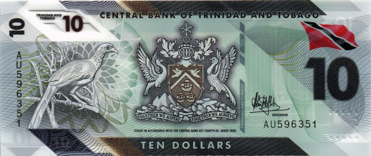 ТРИНИДАД И ТОБАГО 10 ДОЛЛАРОВ