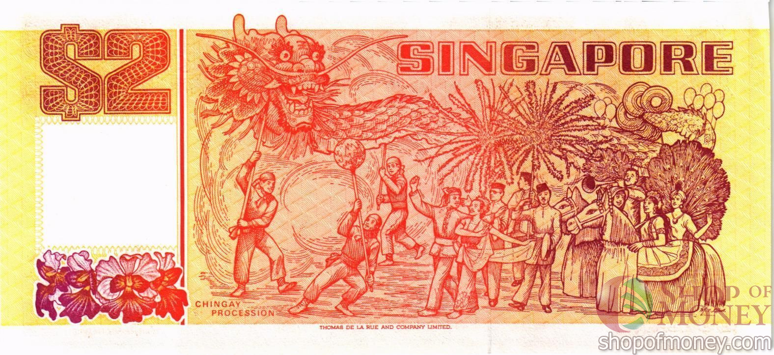 СИНГАПУР 2 ДОЛЛАРА мини 2