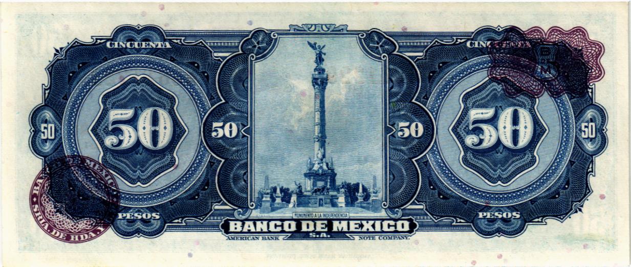 МЕКСИКА 50 ПЕСО (RC) мини 2