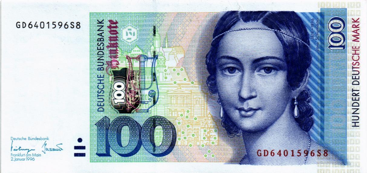 ГЕРМАНИЯ 100 МАРОК (ФРГ) мини 1