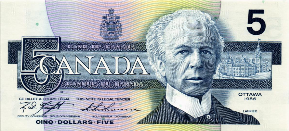 КАНАДА 5 ДОЛЛАРОВ мини 1
