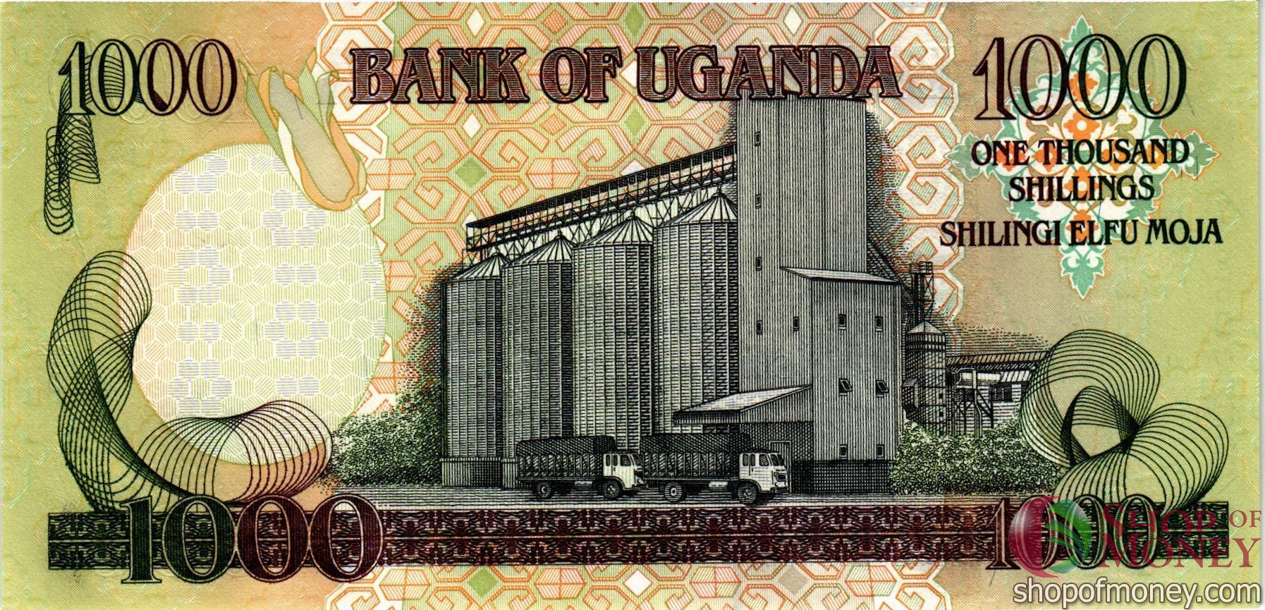 УГАНДА 1000 ШИЛЛИНГОВ мини 2