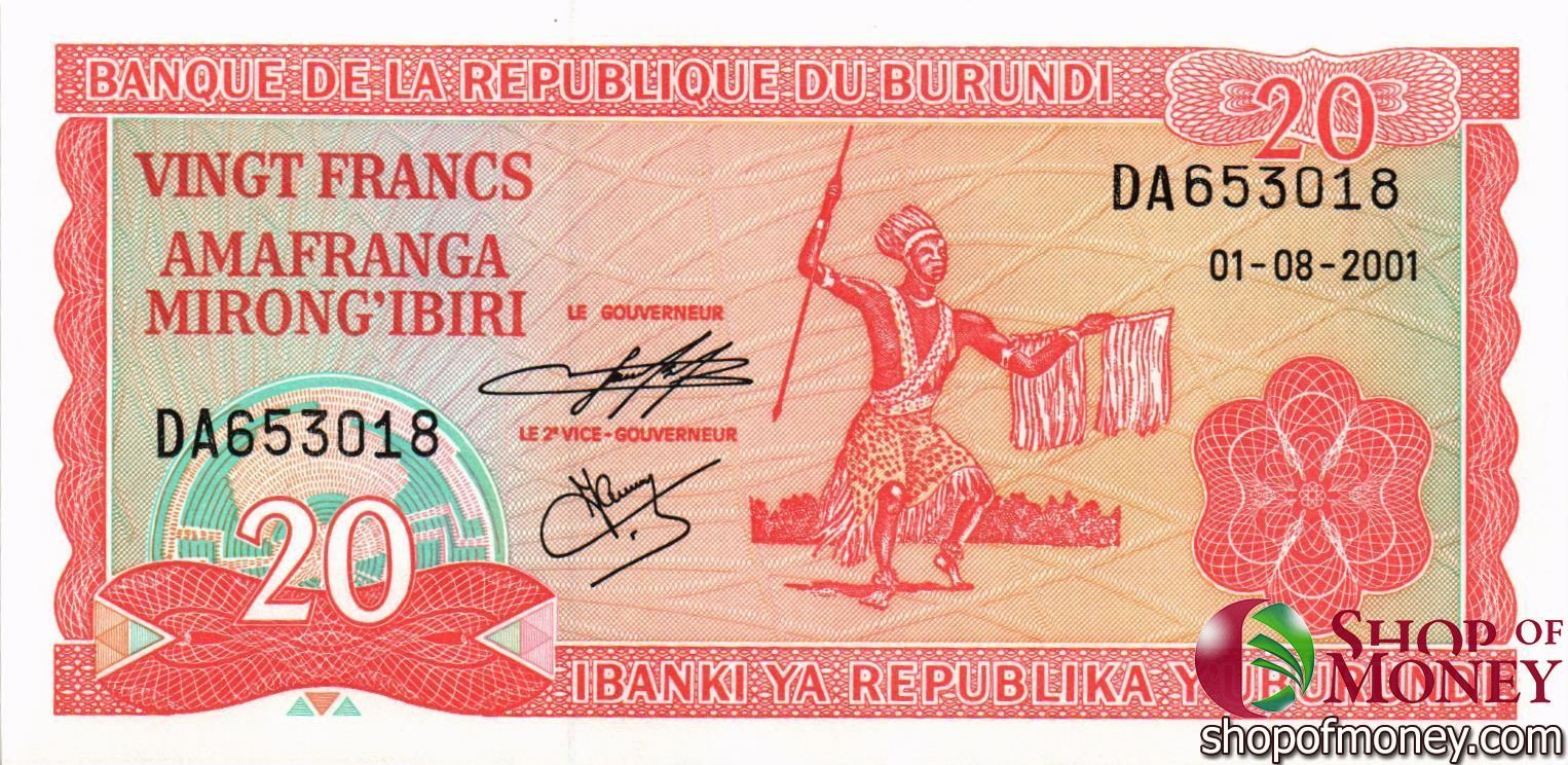 БУРУНДИ 20 ФРАНКОВ