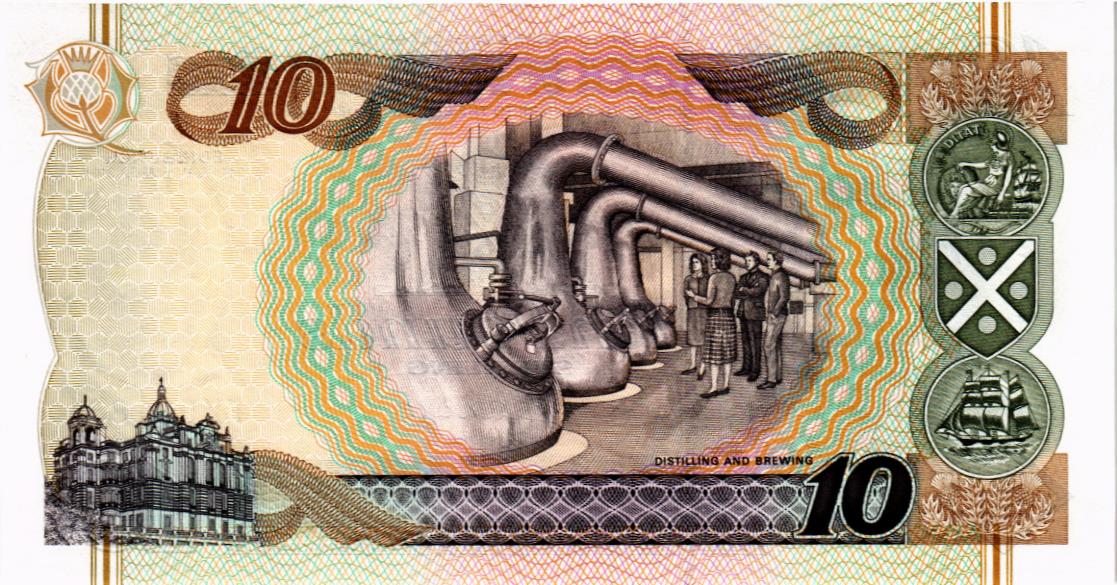 ШОТЛАНДИЯ 10 ФУНТОВ (BANK OF SCOTLAND) мини 2