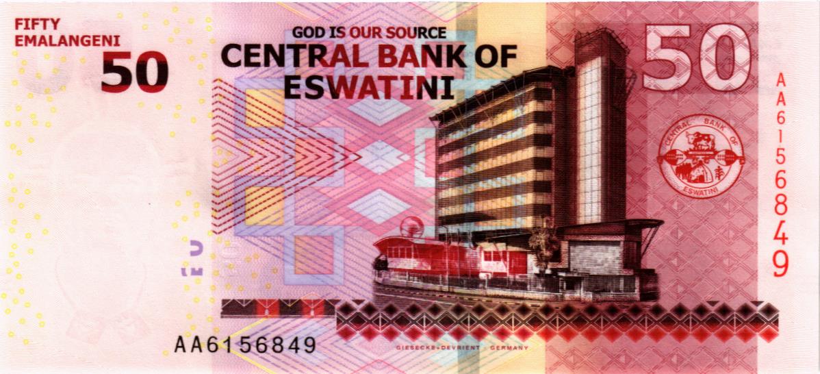 СВАЗИЛЕНД (ЭСВАТИНИ) 50 ЭМАЛАНГЕНИ мини 2