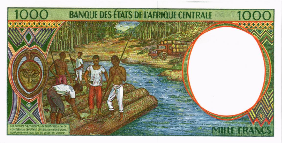 CAS - ГАБОН 1000 ФРАНКОВ (L) мини 2