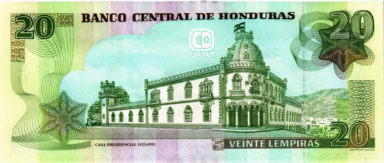 ГОНДУРАС 20 ЛЕМПИР мини 2
