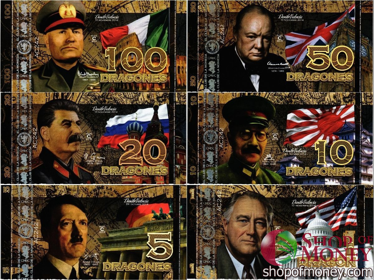 КОЛУМБИЯ ДРАГОНЕС (ПРАВИТЕЛИ ГОСУДАРСТВ) мини 1