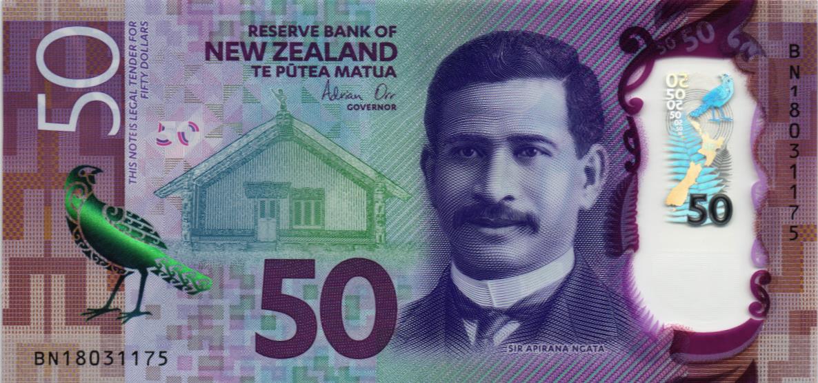 НОВАЯ ЗЕЛАНДИЯ 50 ДОЛЛАРОВ мини 1