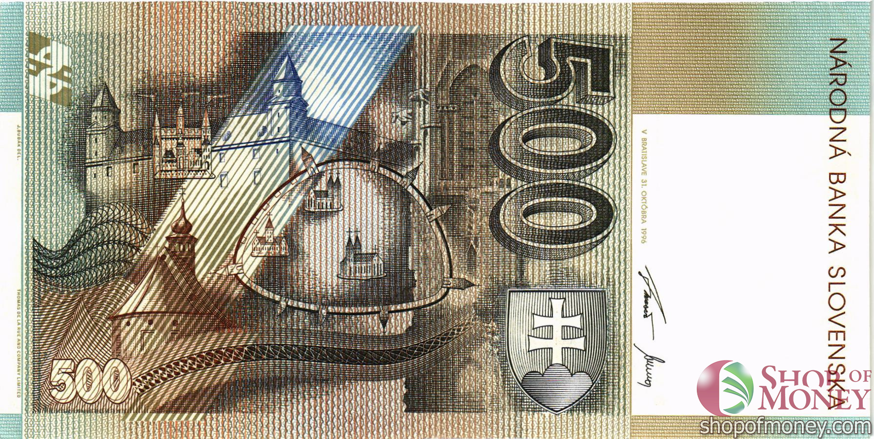 СЛОВАКИЯ 500 КРОН мини 2