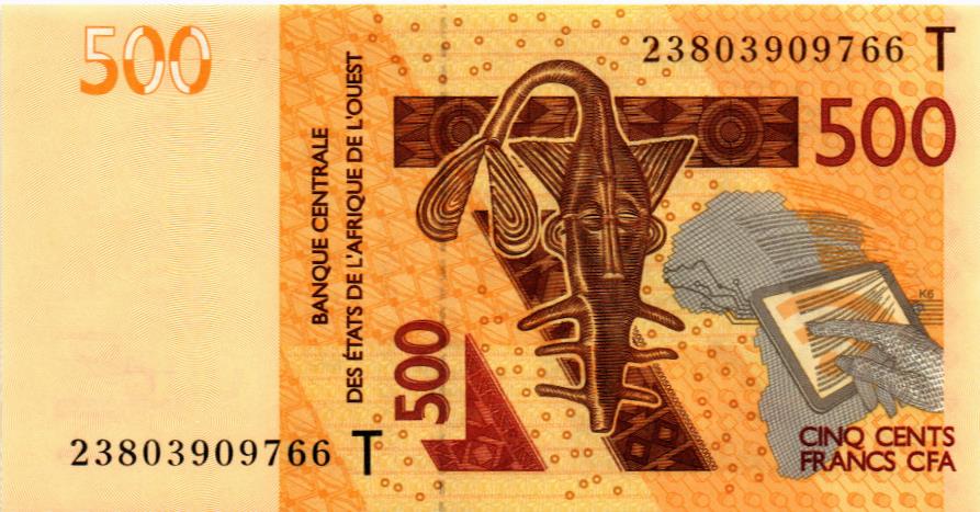 WAS - ТОГО 500 ФРАНКОВ (T) мини 1