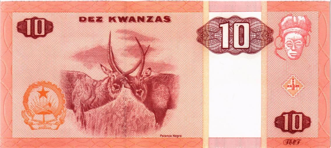 АНГОЛА 10 КВАНЗА мини 2