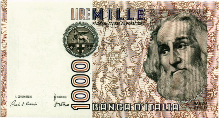 ИТАЛИЯ 1000 ЛИР