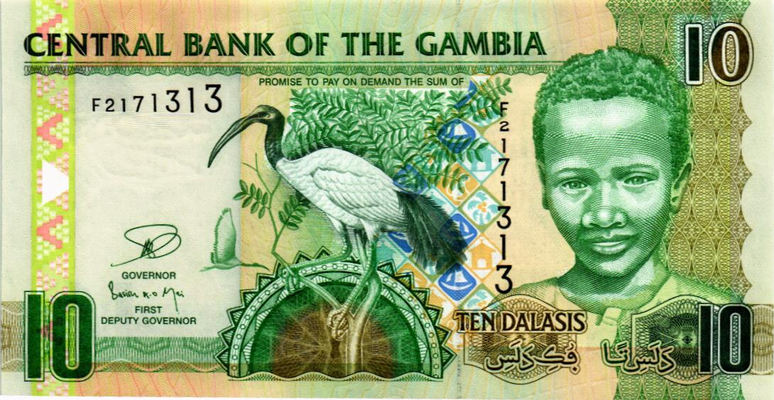 ГАМБИЯ 10 ДАЛАСИ мини 1