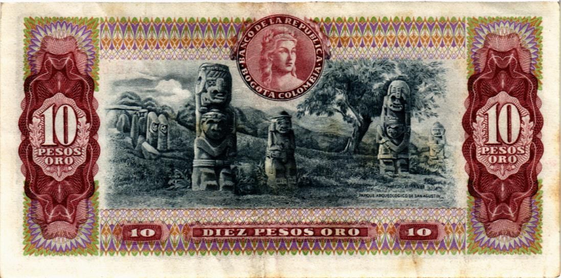 КОЛУМБИЯ 10 ПЕСО мини 2