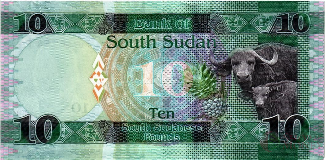 ЮЖНЫЙ СУДАН 10 ФУНТОВ мини 2