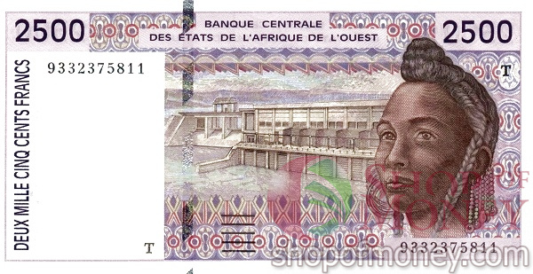 WAS - ТОГО 2500 ФРАНКОВ (T) мини 1