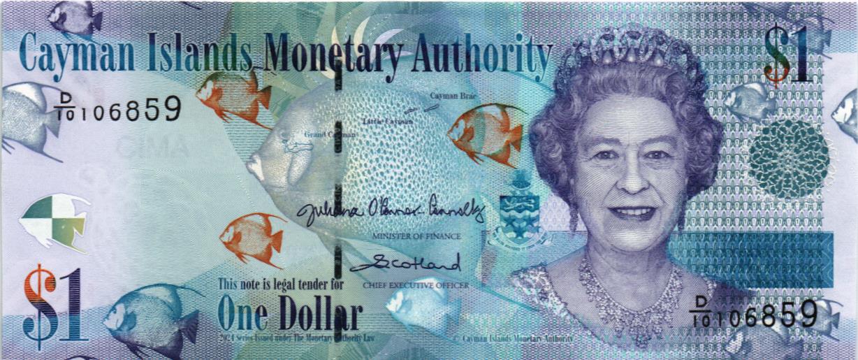 КАЙМАНОВЫ ОСТРОВА 1 ДОЛЛАР