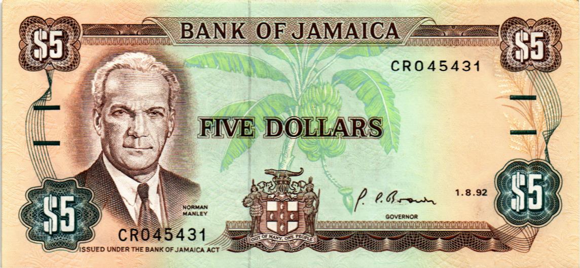 ЯМАЙКА 5 ДОЛЛАРОВ