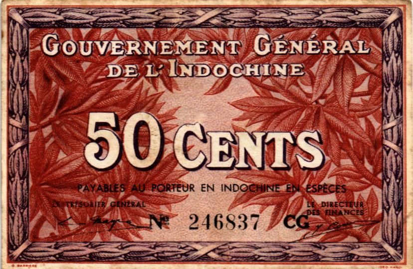 ФРАНЦУЗСКИЙ ИНДОКИТАЙ 50 ЦЕНТОВ