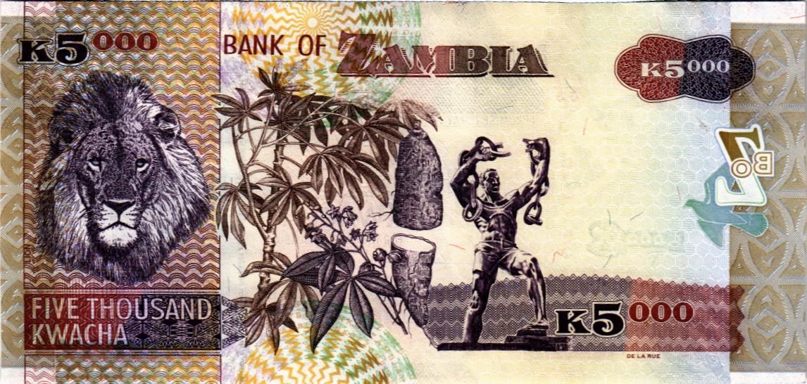 ЗАМБИЯ 5000 КВАЧА мини 2