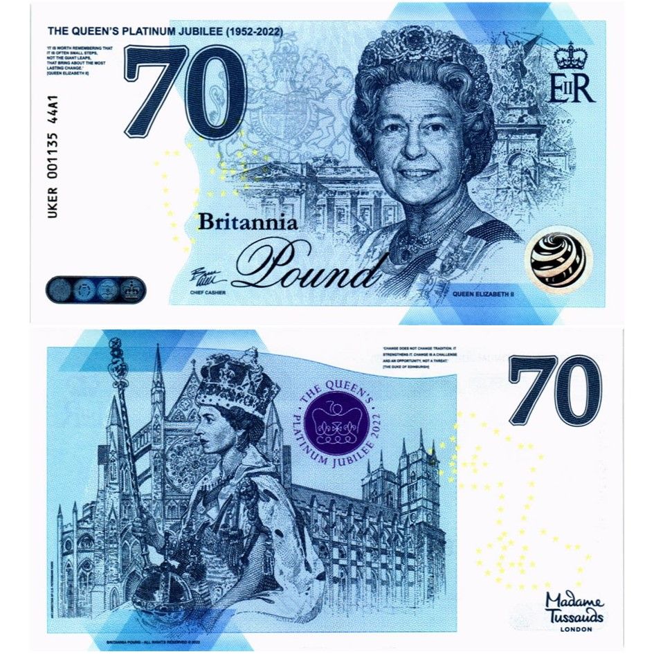 ВЕЛИКОБРИТАНИЯ/АНГЛИЯ НАБОР 1 ФУНТ (СУВЕНИРНЫЕ) мини 5