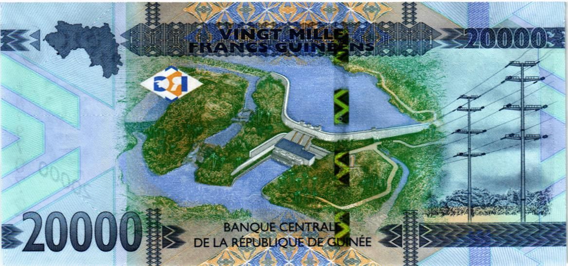 ГВИНЕЯ 20000 ФРАНКОВ мини 2