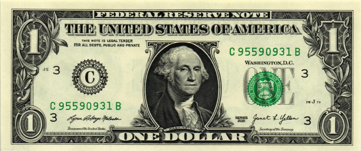 США 1 ДОЛЛАР (C - ФИЛАДЕЛЬФИЯ)