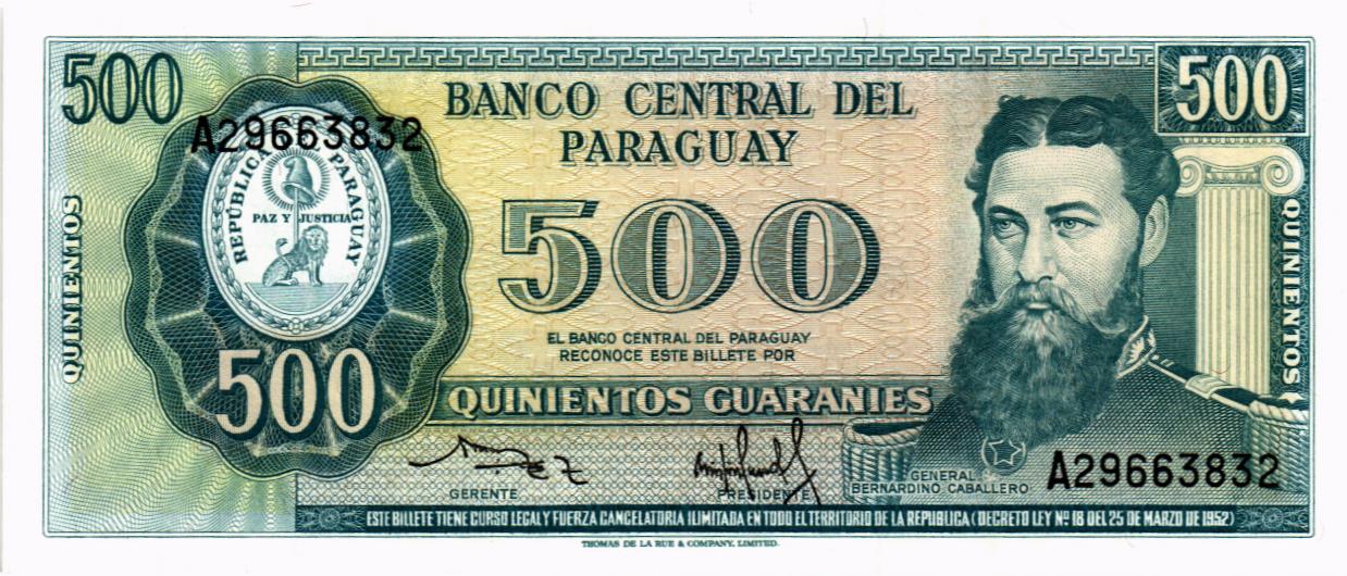 ПАРАГВАЙ 500 ГУАРАНИ