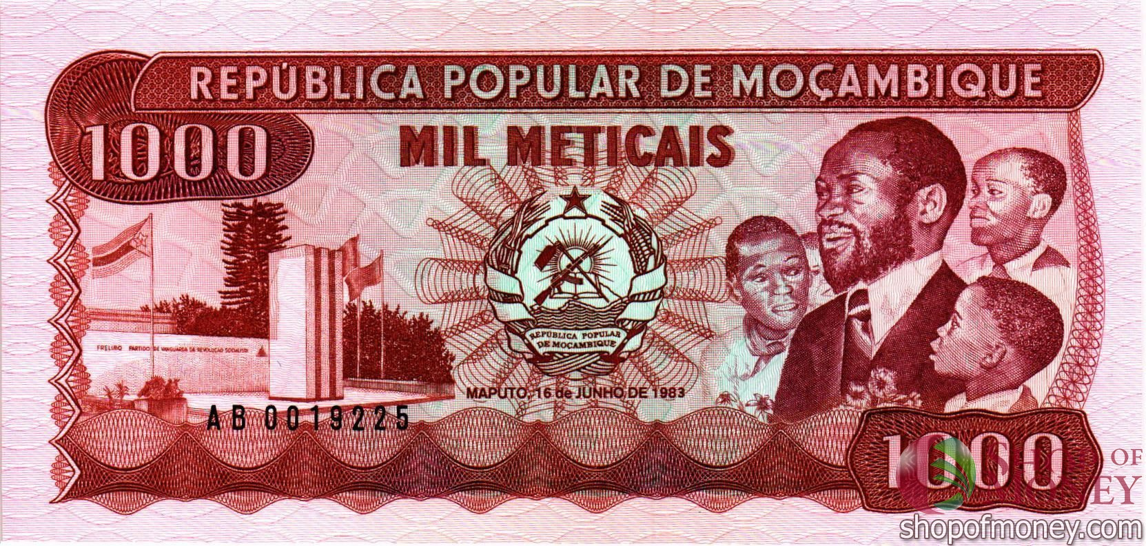 МОЗАМБИК 1000 МЕТИКАЛЬ