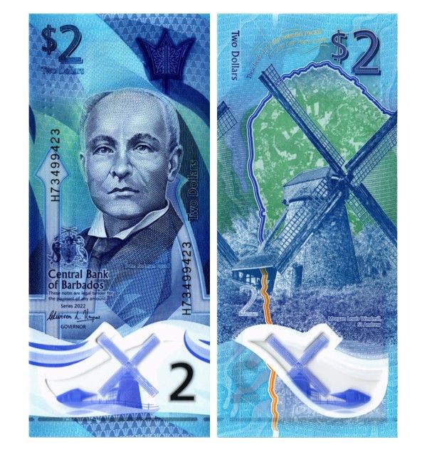 БАРБАДОС 2 5 10 20 50 100 ДОЛЛАРОВ мини 3