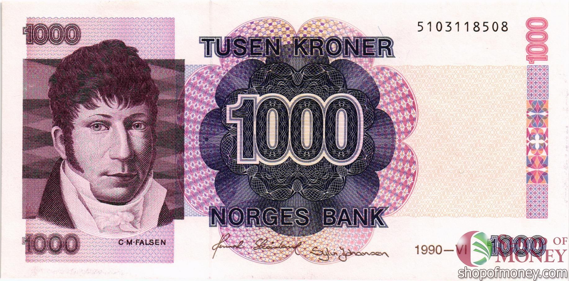 НОРВЕГИЯ 1000 КРОН