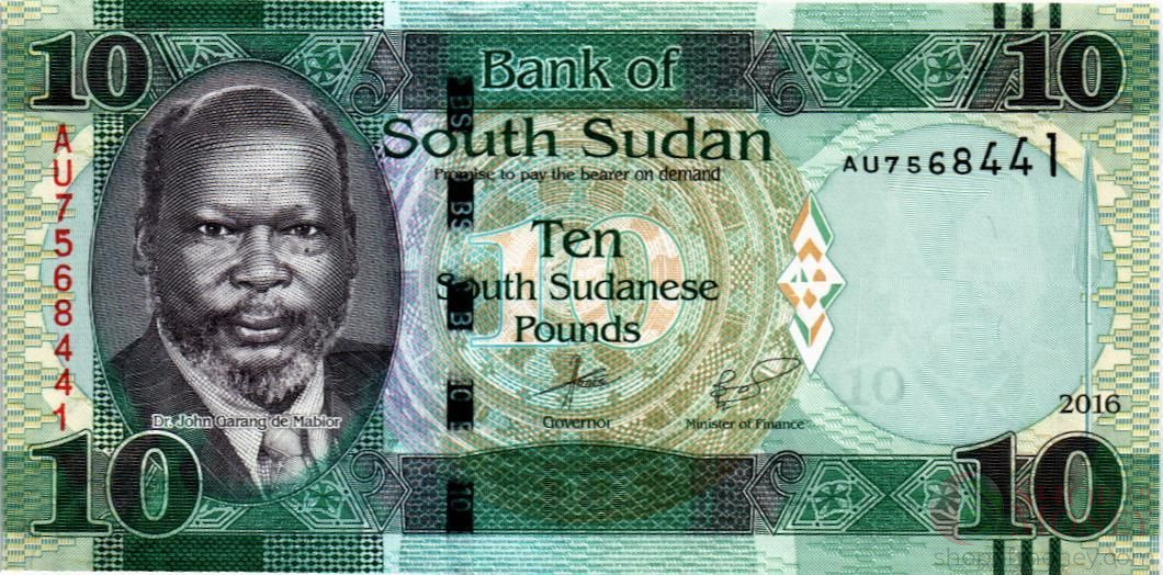 ЮЖНЫЙ СУДАН 10 ФУНТОВ