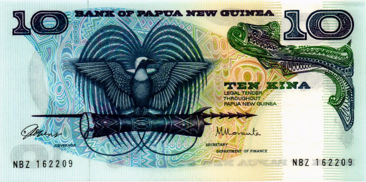 ПАПУА-НОВАЯ ГВИНЕЯ 10 КИНА мини 1