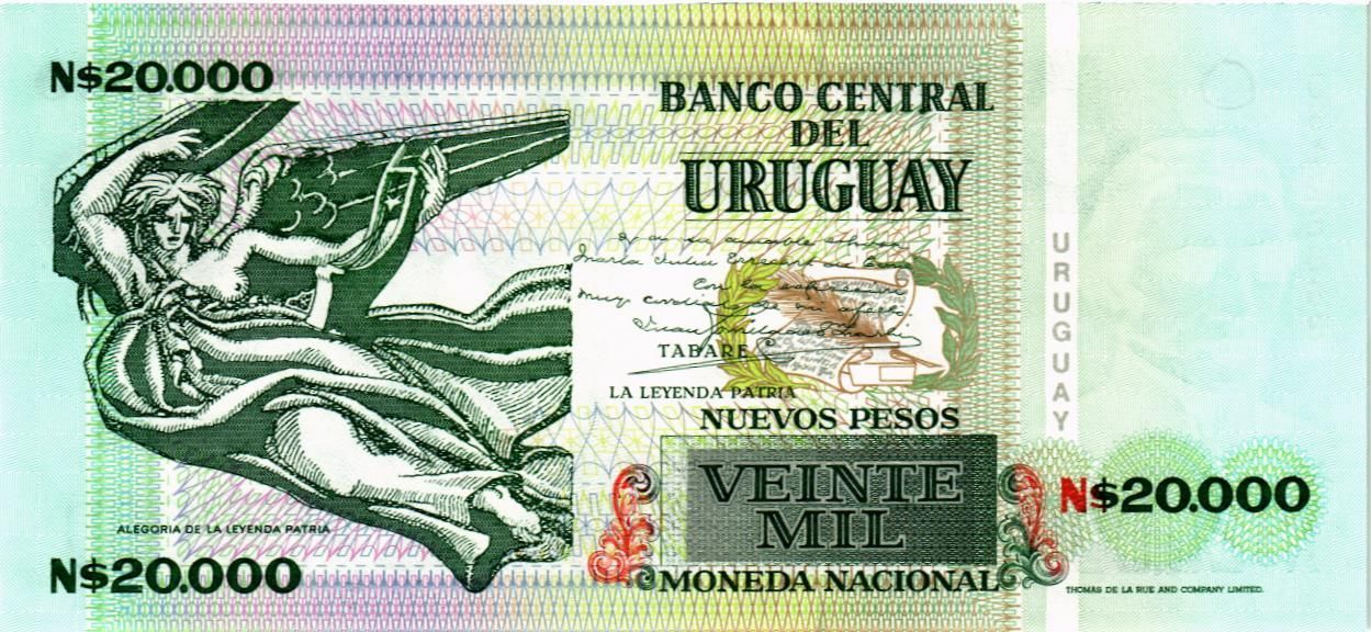 УРУГВАЙ 20000 ПЕСО мини 2