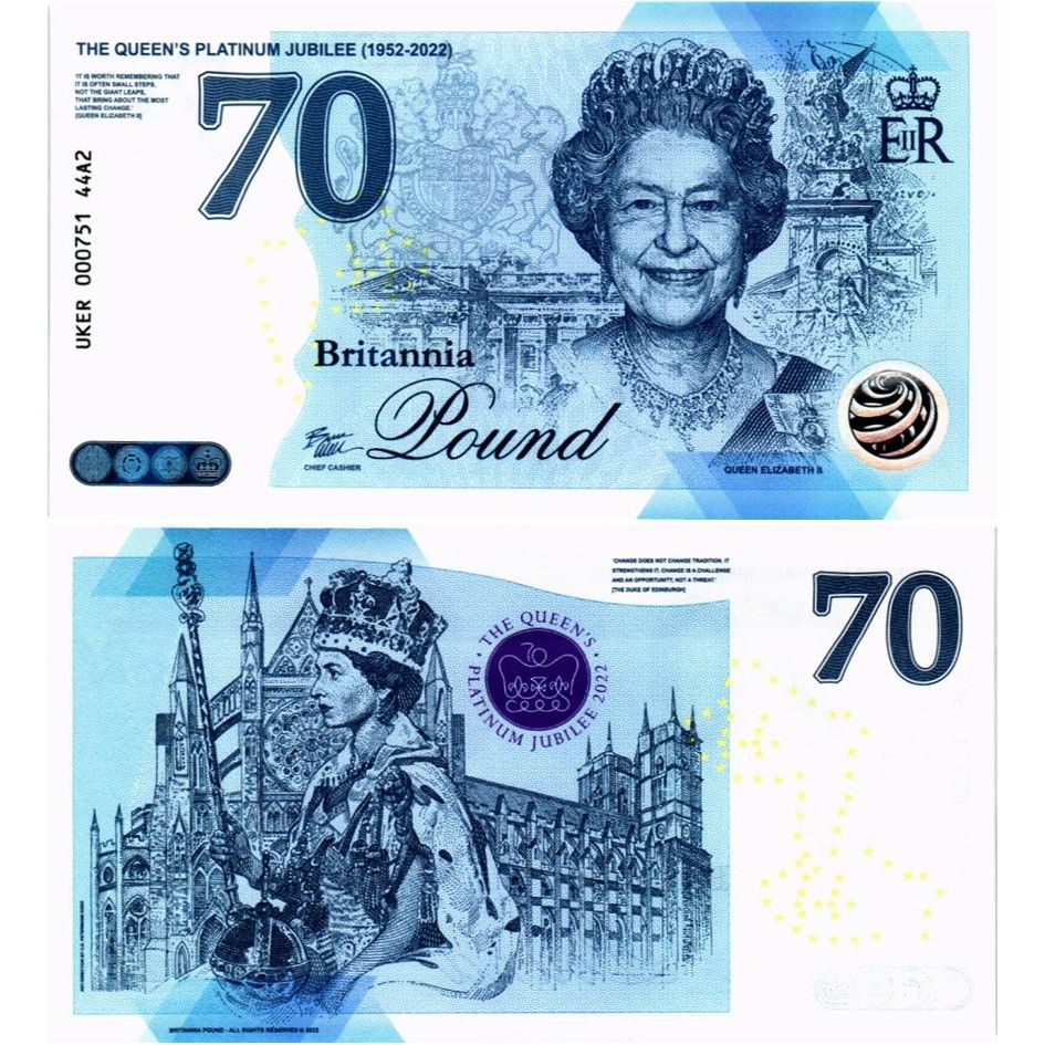 ВЕЛИКОБРИТАНИЯ/АНГЛИЯ НАБОР 1 ФУНТ (СУВЕНИРНЫЕ) мини 6