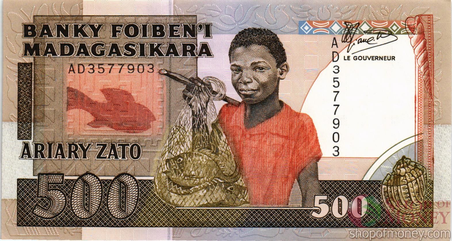 МАДАГАСКАР 500 АРИАРИ мини 1