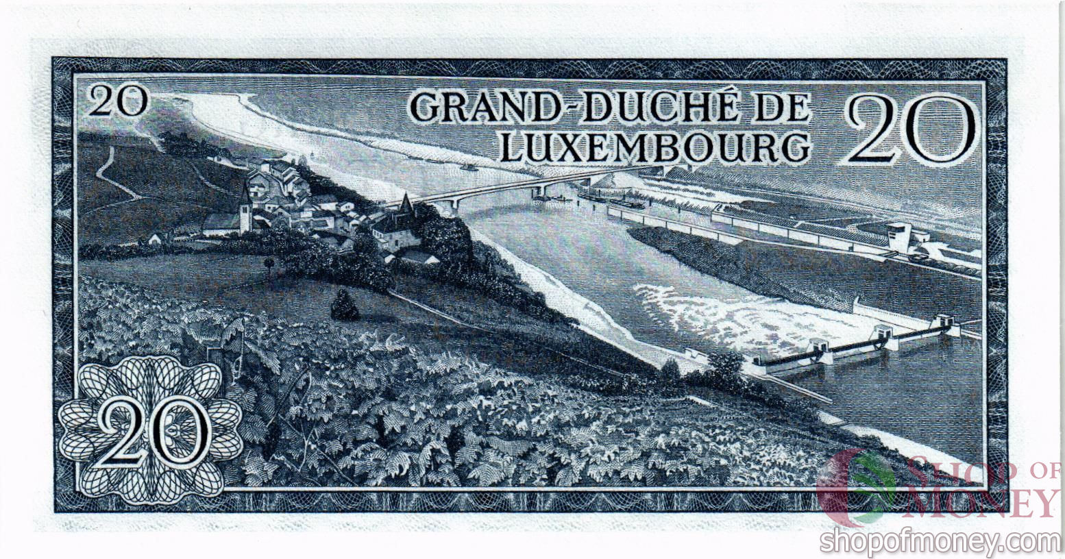 ЛЮКСЕМБУРГ 20 ФРАНКОВ мини 2