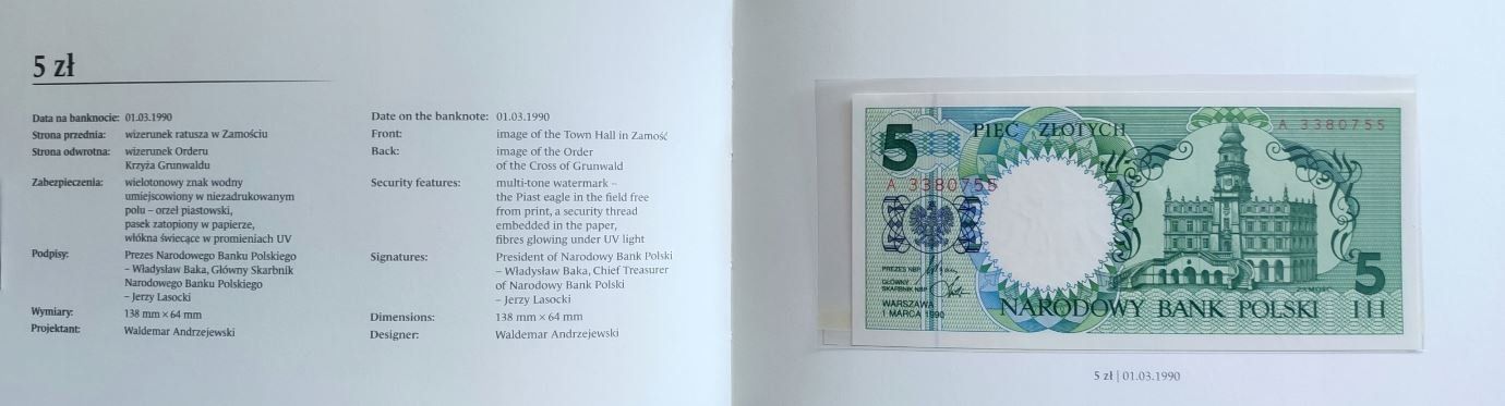 ПОЛЬША 1-2-5-10-20-50-100-200-500 ЗЛОТЫХ (9 БАНКНОТ) мини 5