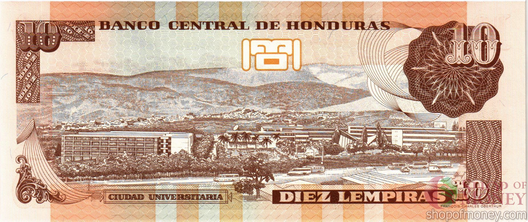 ГОНДУРАС 10 ЛЕМПИР мини 2