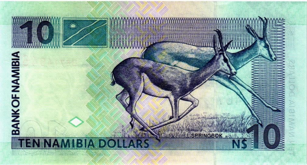 НАМИБИЯ 10 ДОЛЛАРОВ мини 2